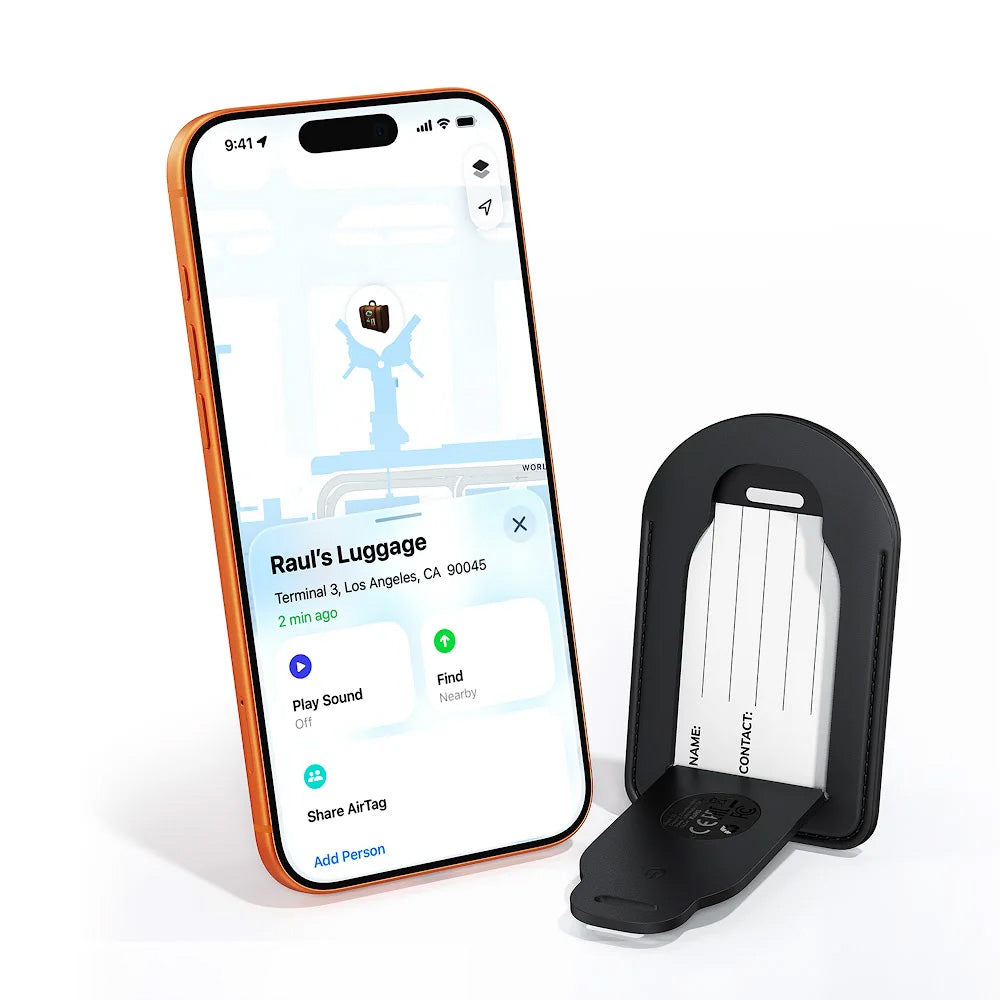 Acefast SmartTag Bagage S5 voor iOS Series, Zwart