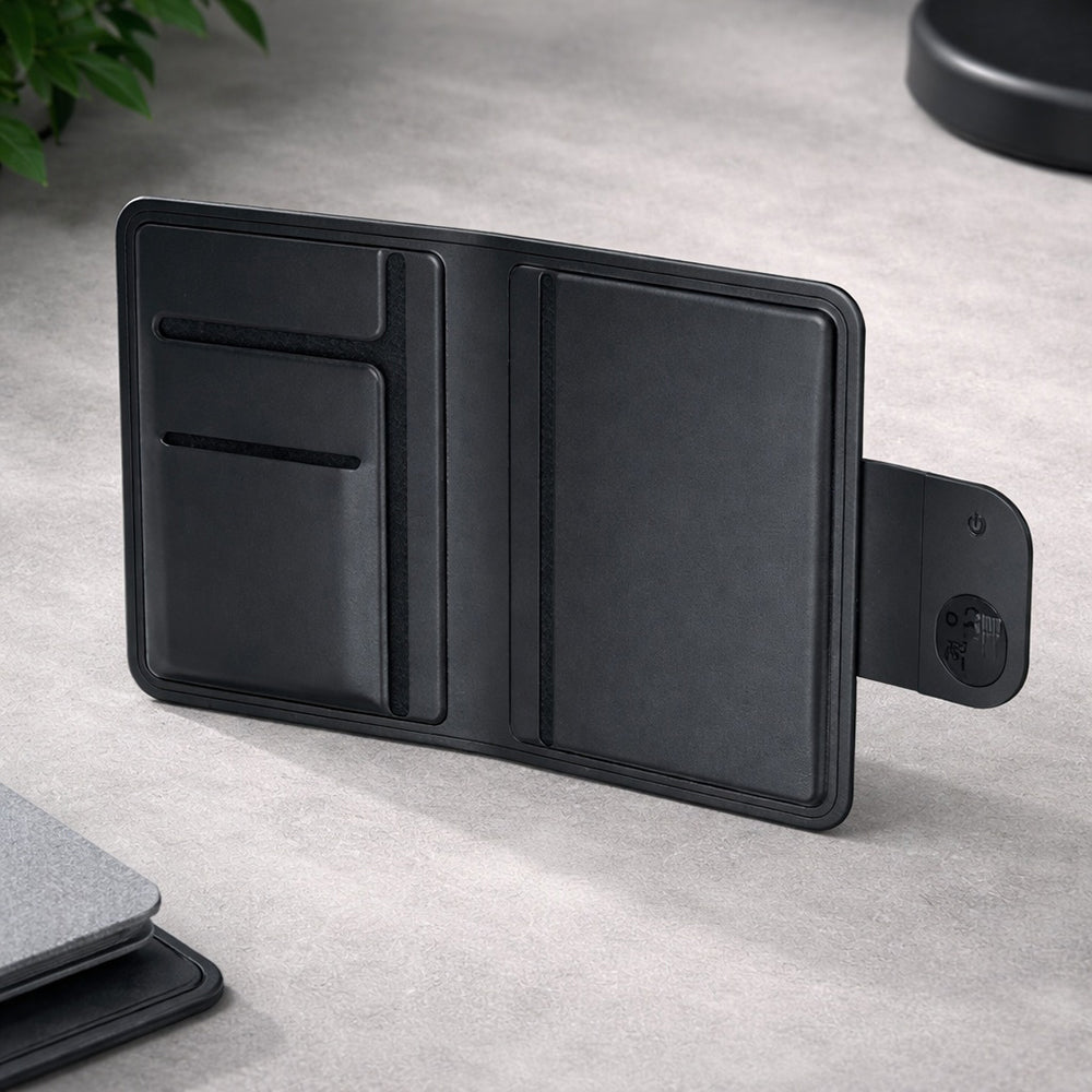 Acefast SmartTag Passport S6 voor iOS Series, Zwart