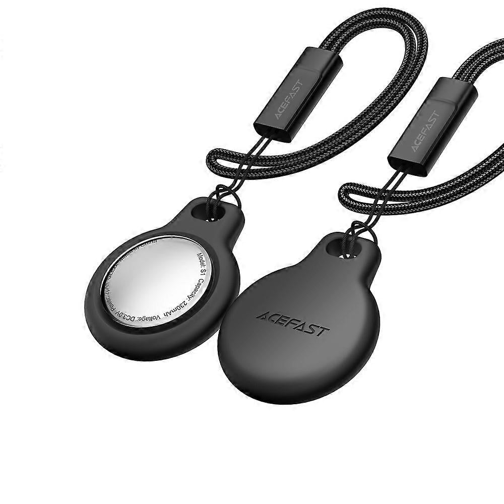 Acefast SmartTag S1 voor iOS Series, Set van 4 stuks, Grijs