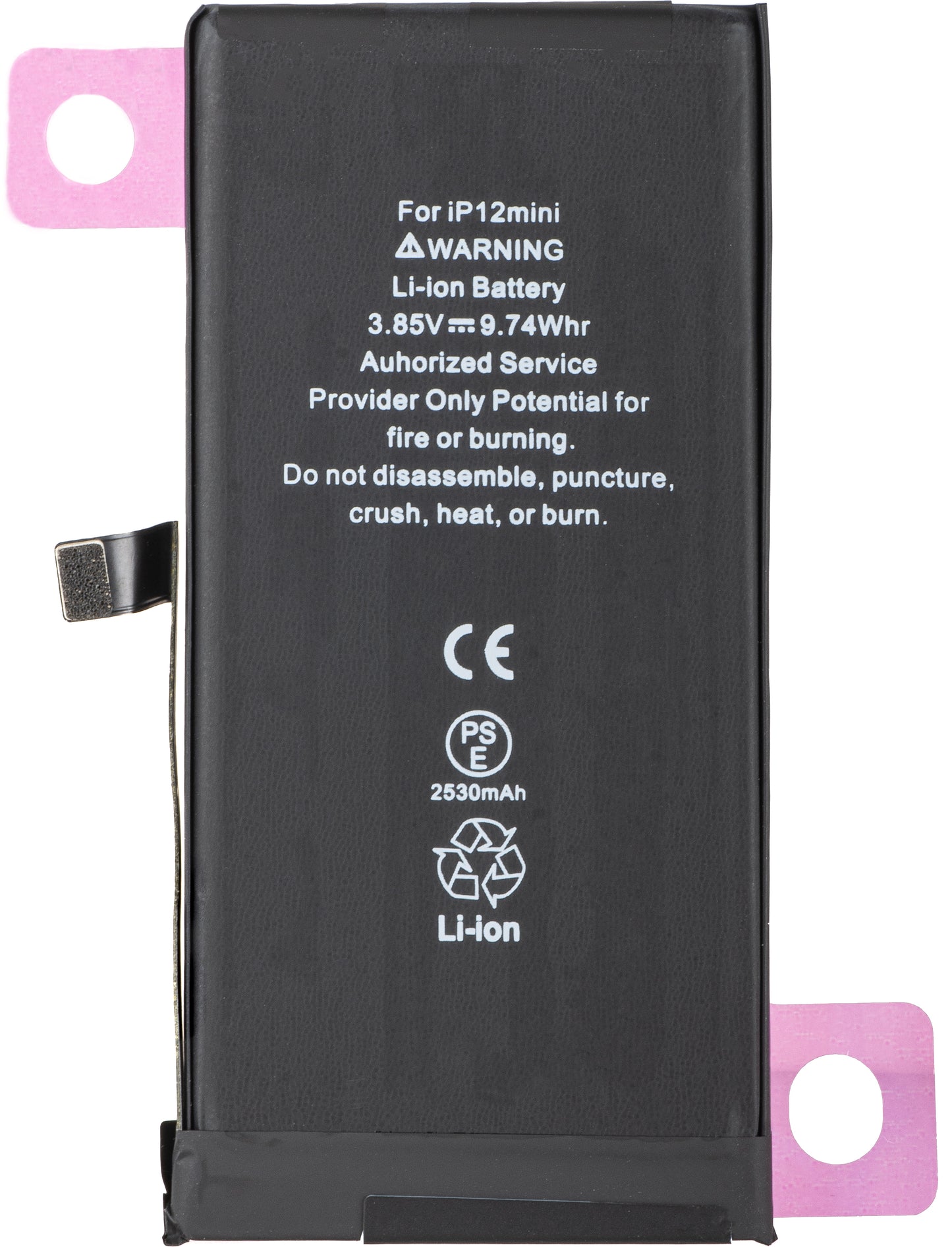 Apple iPhone 12 mini accu, Diagnostic High Capacity