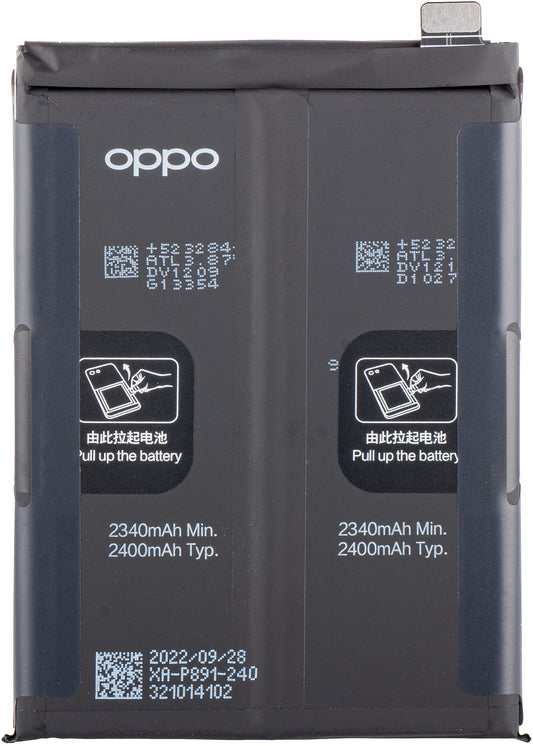 Batterij Oppo Find X5, BLP891 Service Pack 4200002