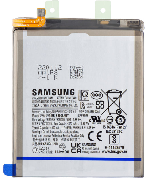 Batterij Samsung Galaxy S22+ 5G S906, EB-BS906ABY, Service Pack GH82-27502A