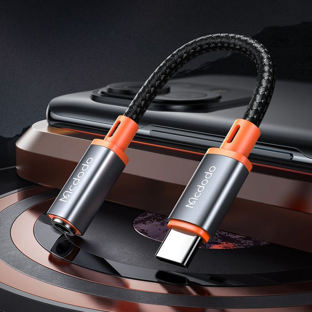 Audio Adapter USB-C - 3.5mm McDodo CA-7561, Zwart