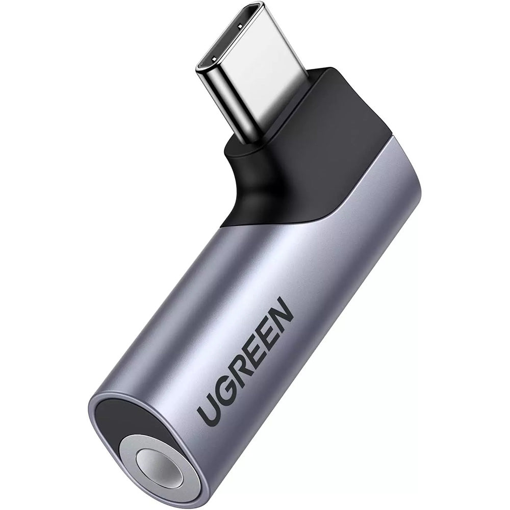 Audio Adapter USB-C - 3.5mm UGREEN CM460 (20194) Gehoekt, Grijs