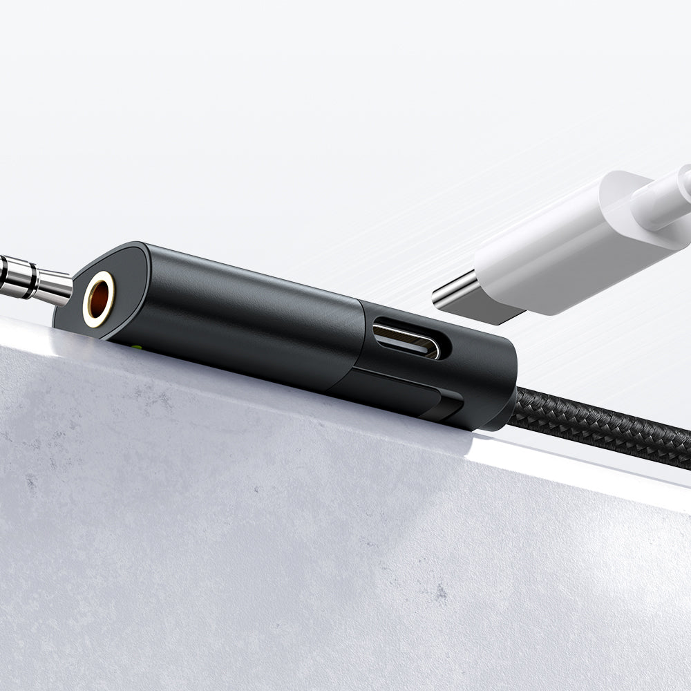 Audio Adapter USB-C - USB-C / 3.5mm McDodo CA-1880, Zwart
