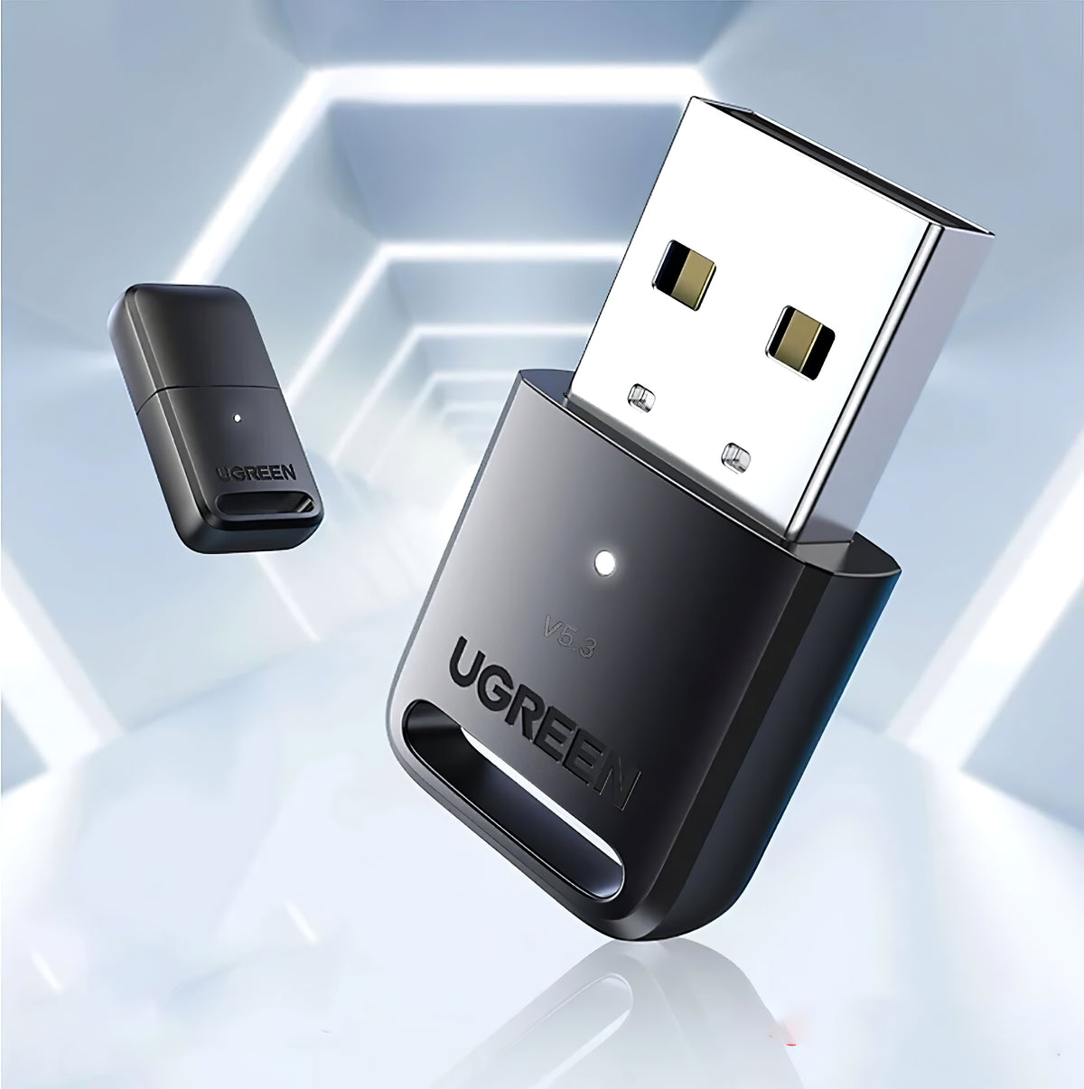 UGREEN CM591 USB Bluetooth-adapter (90225), Zwart