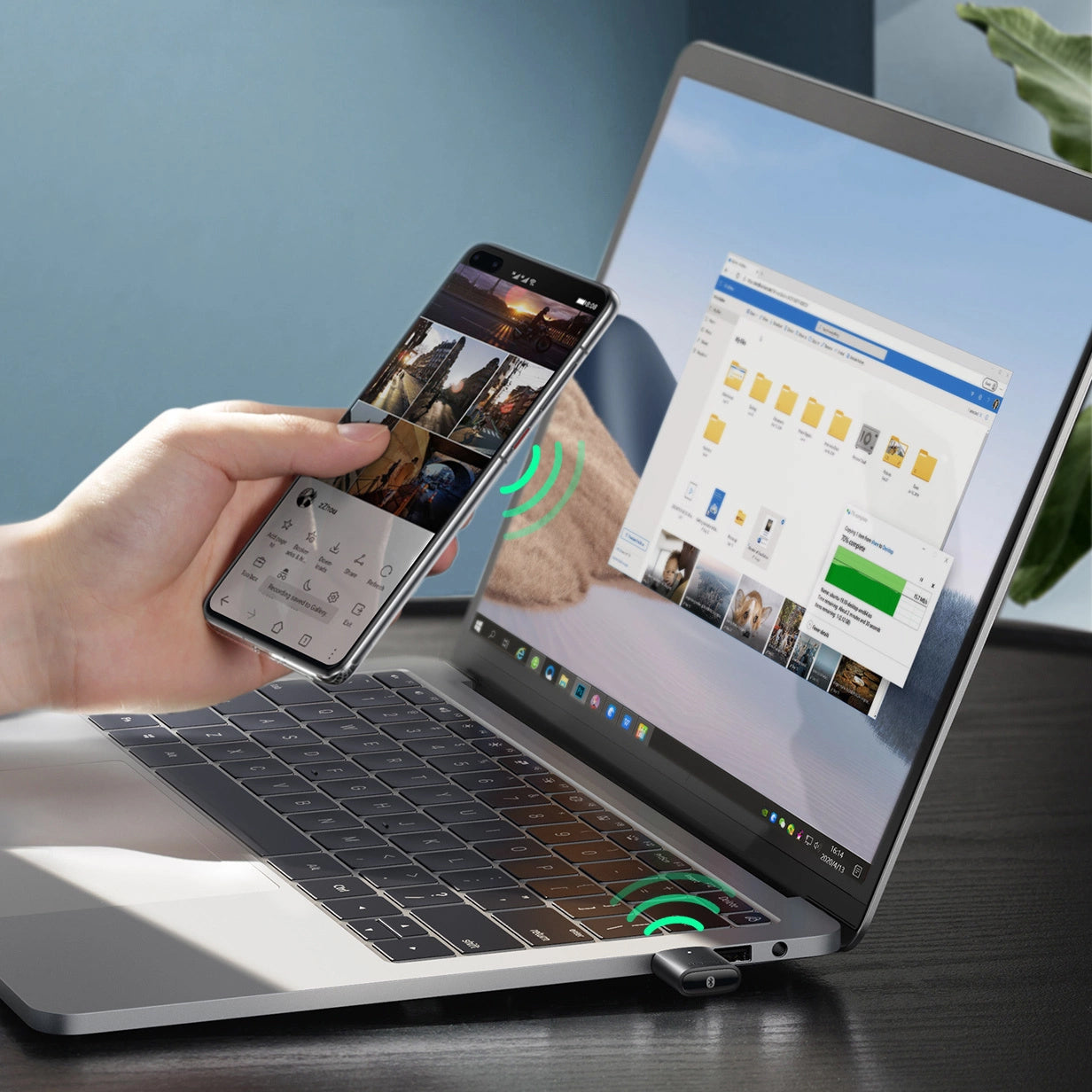 Bluetooth USB-adapter UGREEN CM390, zwart