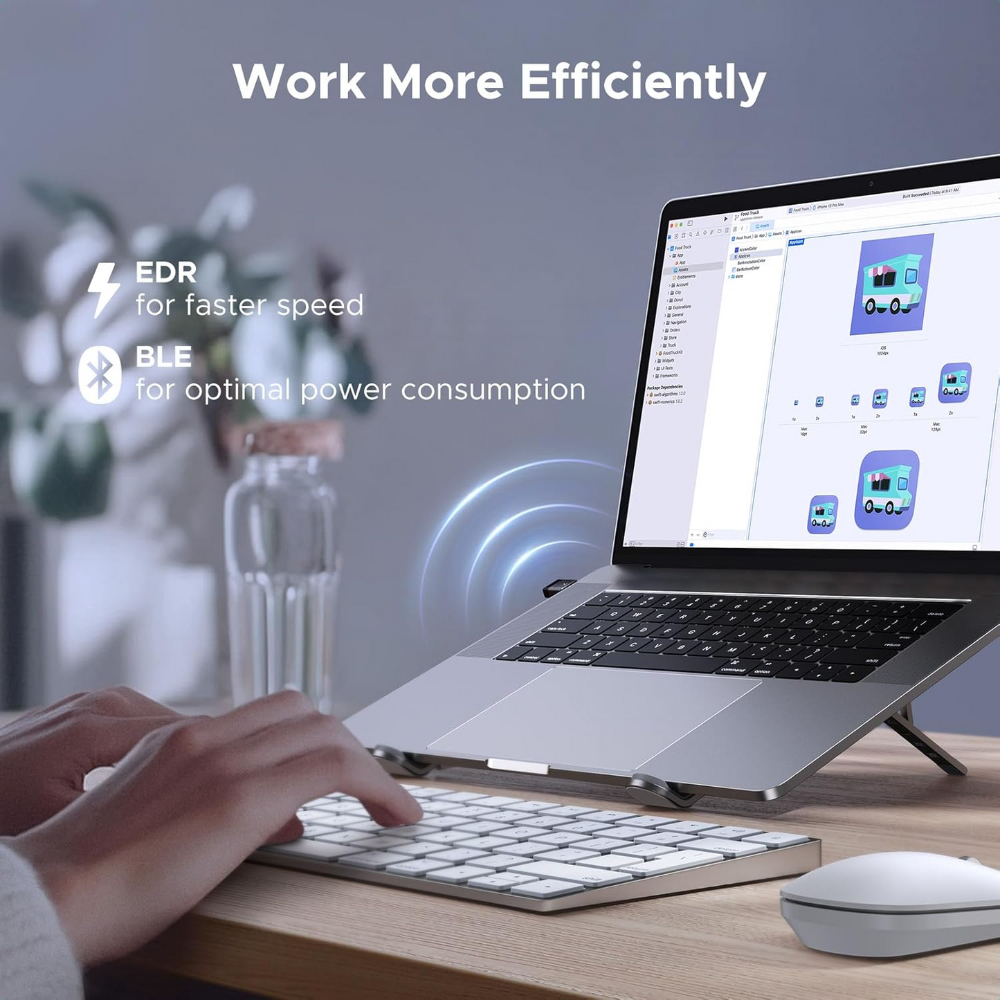 Bluetooth USB-adapter UGREEN CM748 (75073), Zwart