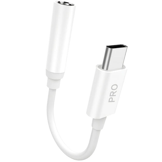 USB-C - 3,5 mm audio-adapter Dudao L16CPro, wit