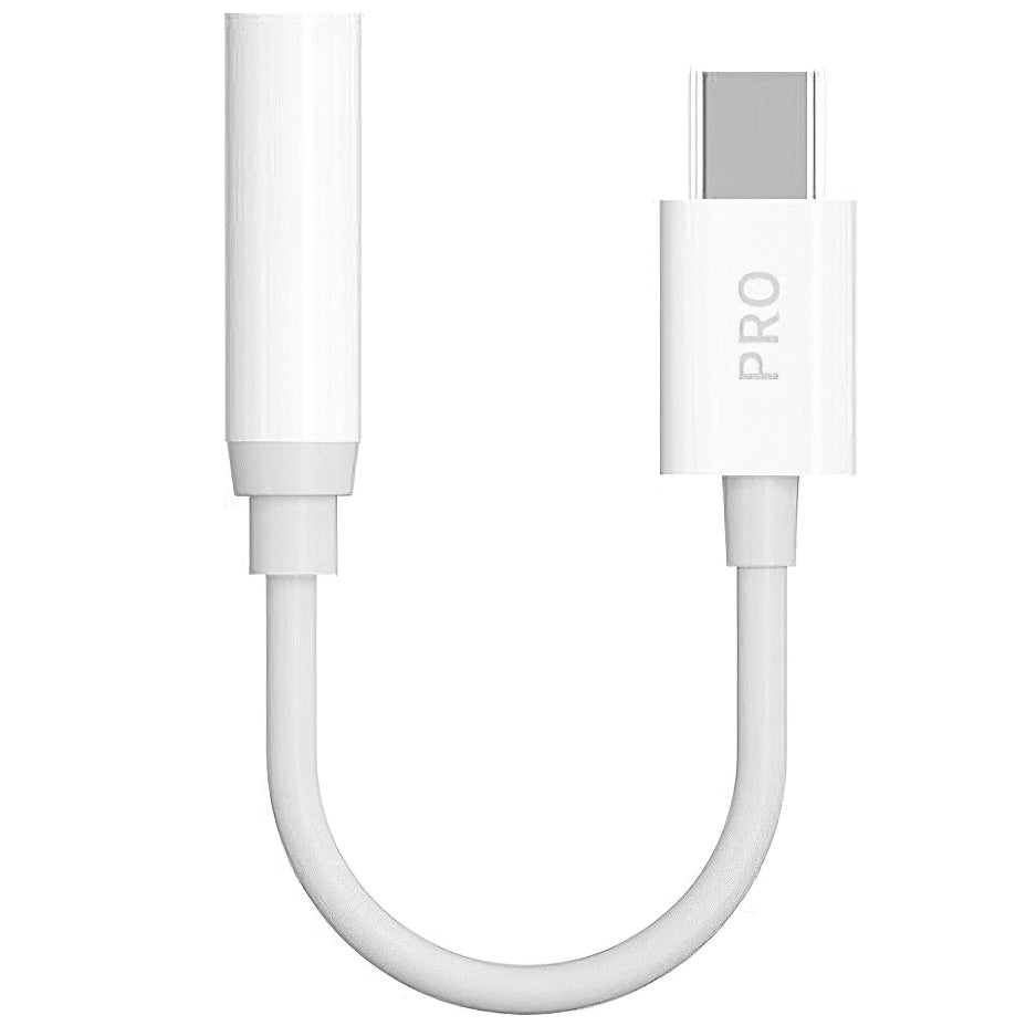 Audio Adapter USB-C - 3.5mm Dudao L16CPro, Wit