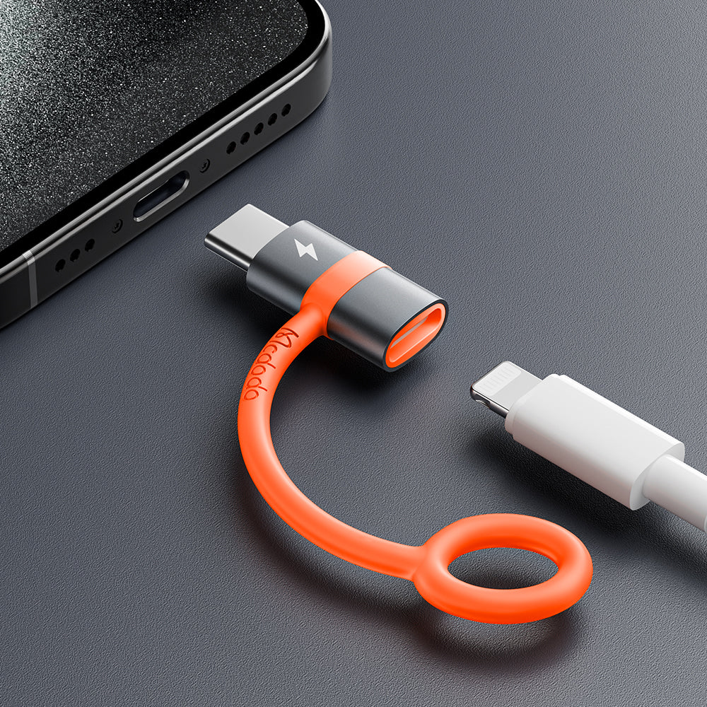 Lightning Data and Charging Adapter - USB-C McDodo OT-5530, Gray