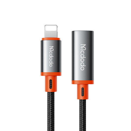 USB-C - Lightning McDodo CA-1440 Data- en Oplaadadapter, Zwart