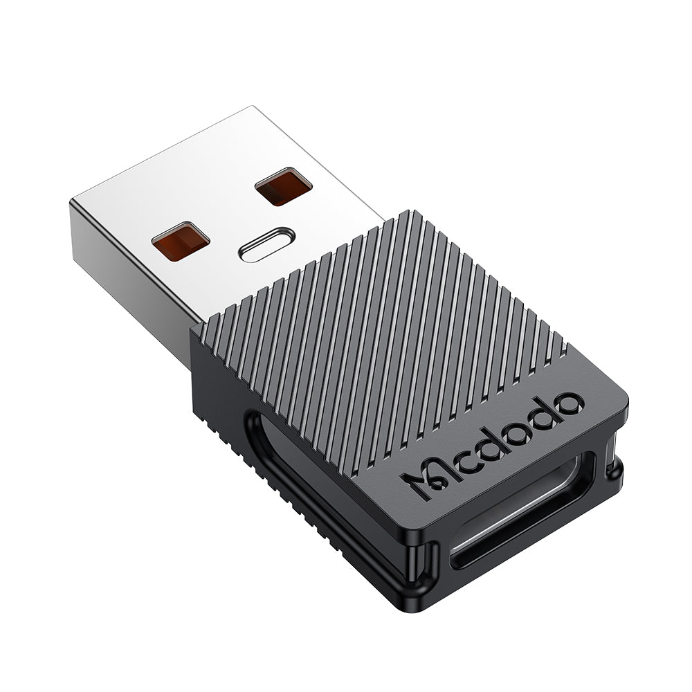 Data- en Oplaadadapter USB-C - USB-A McDodo OT-6970, Zwart