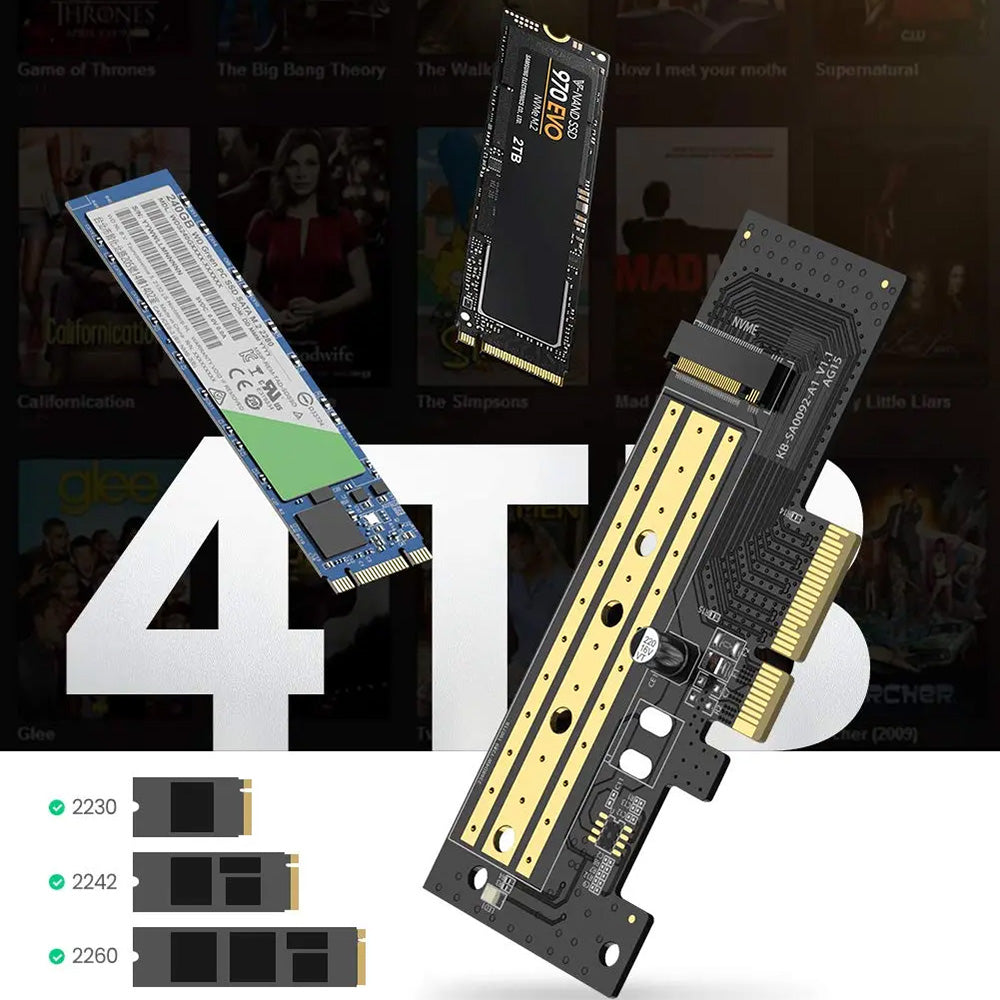 SSD Interface Adapter UGREEN CM302 (70503), NVMe M.2 - PCIe 3.0 X4