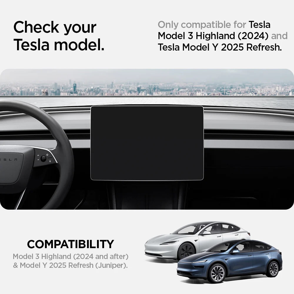 Spigen Auto Luchtverfrisser Adapter voor Tesla Y Juniper / 3 Highland, Set van 2 stuks ACP10164