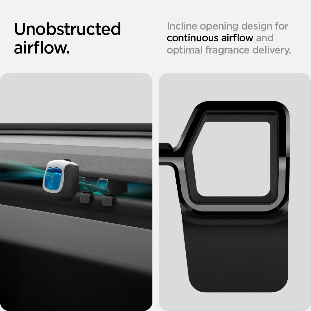 Spigen Auto Luchtverfrisser Adapter voor Tesla Y Juniper / 3 Highland, Set van 2 stuks ACP10164