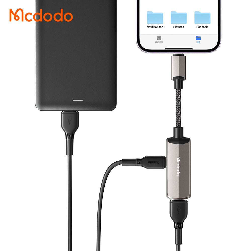 OTG Lightning - USB-A McDodo CA-2690, Gri