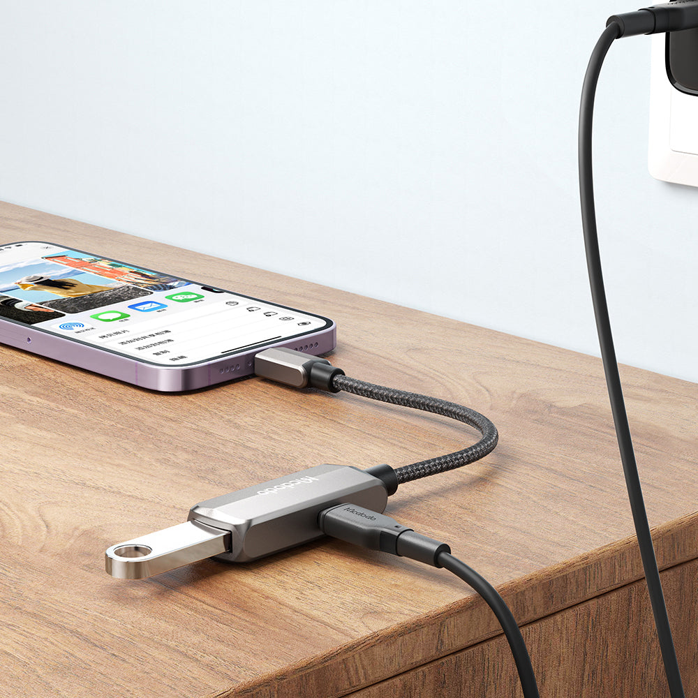 OTG Lightning - USB-A McDodo CA-2690, Gri