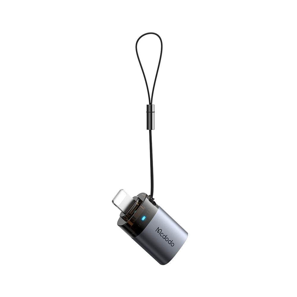 OTG Lightning - USB-A McDodo OT-7390 Adapter, Zwart