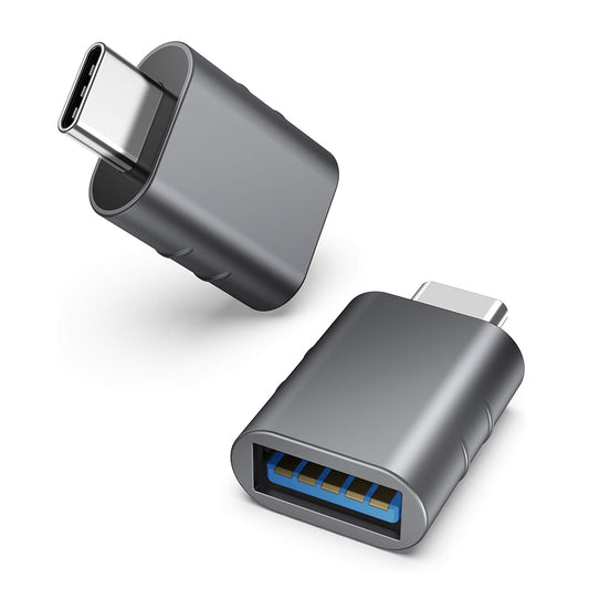 OTG Adapter USB-C - USB-A Techsuit A10 SlateVolt, Grijs