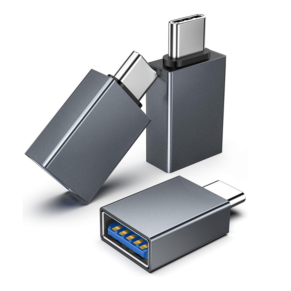 OTG Adapter USB-C - USB-A Techsuit A8 SlateVolt, Grijs