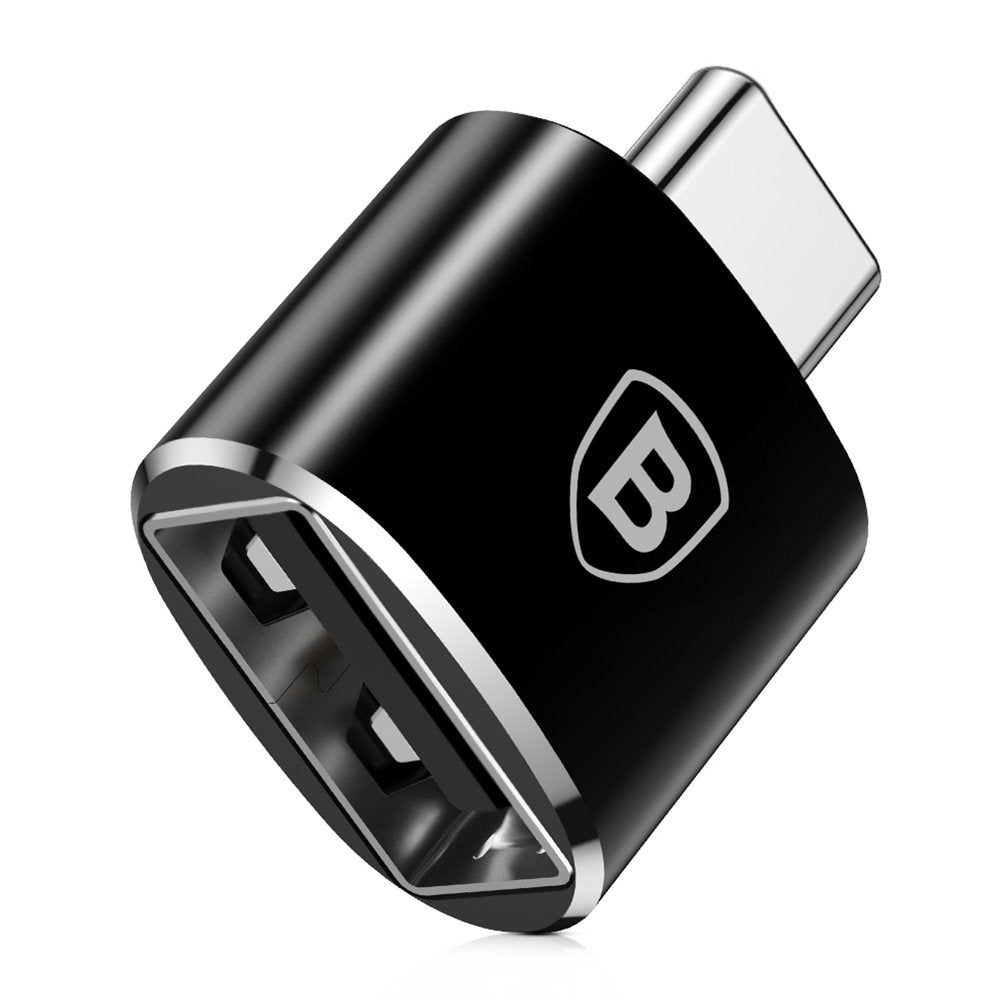 OTG Adapter USB-C - USB-A Baseus, Zwart CATOTG-01