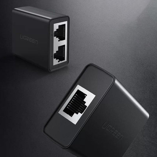 Netwerkadapter UGREEN CM210, RJ45 - 2 x RJ45, Zwart