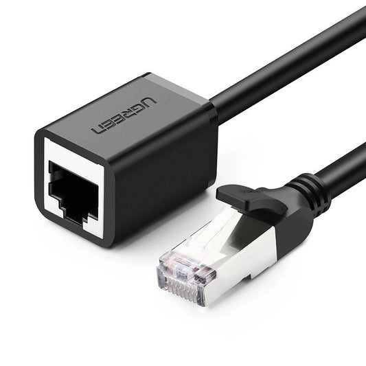 Netwerkverlengkabel UGREEN NW112, RJ45 - RJ45, 1m, Zwart