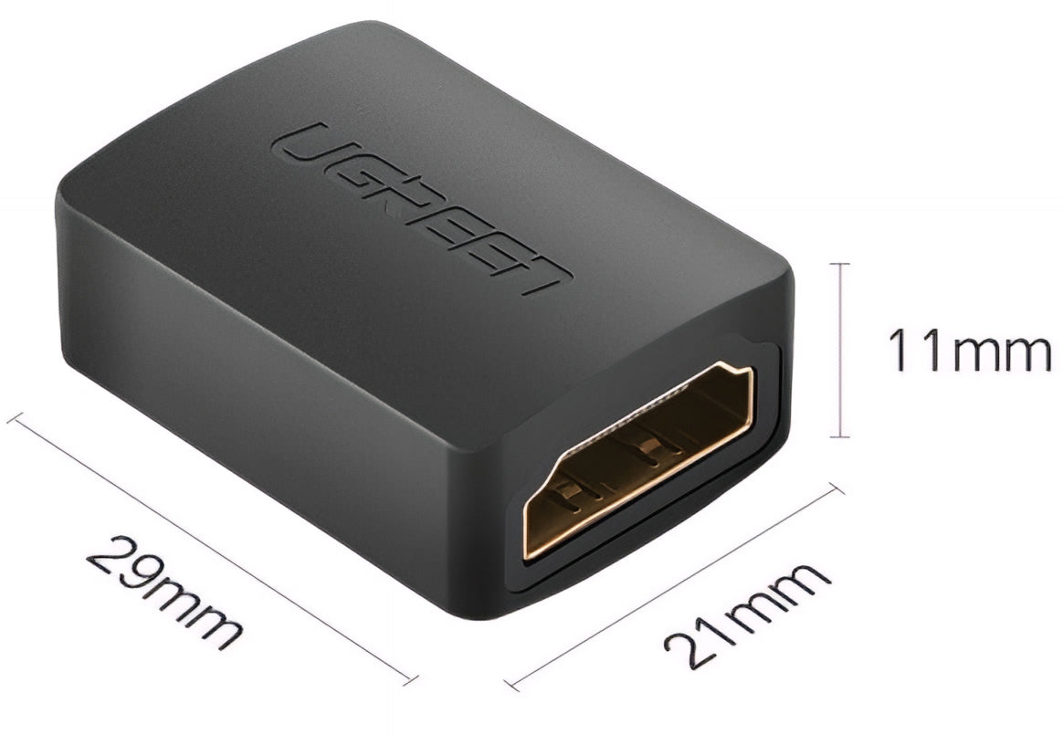 Video Adapter UGREEN HD112, HDMI - HDMI, 4K, Zwart