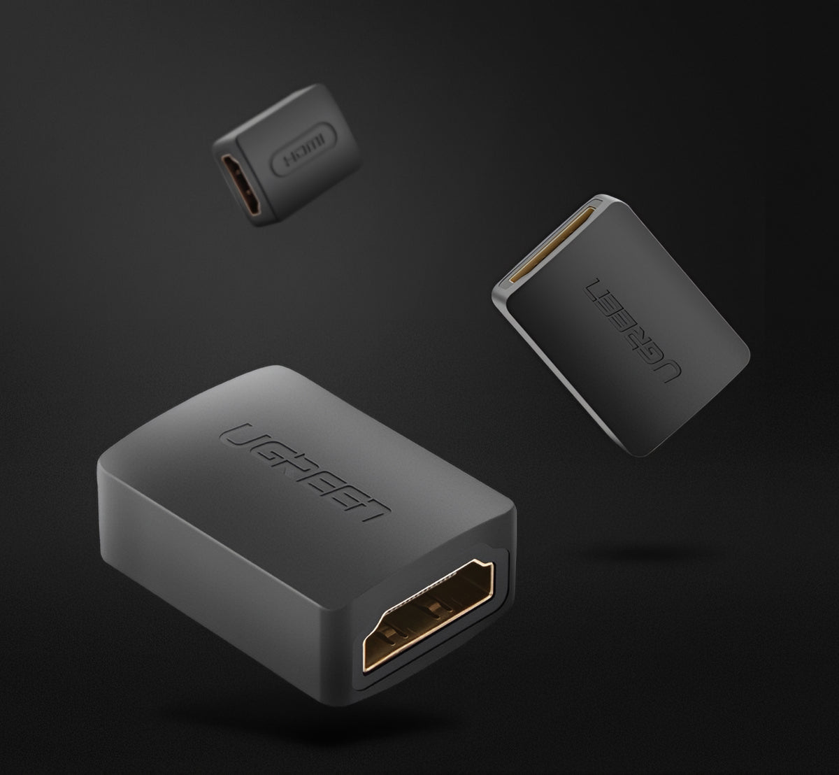 Video Adapter UGREEN HD112, HDMI - HDMI, 4K, Zwart
