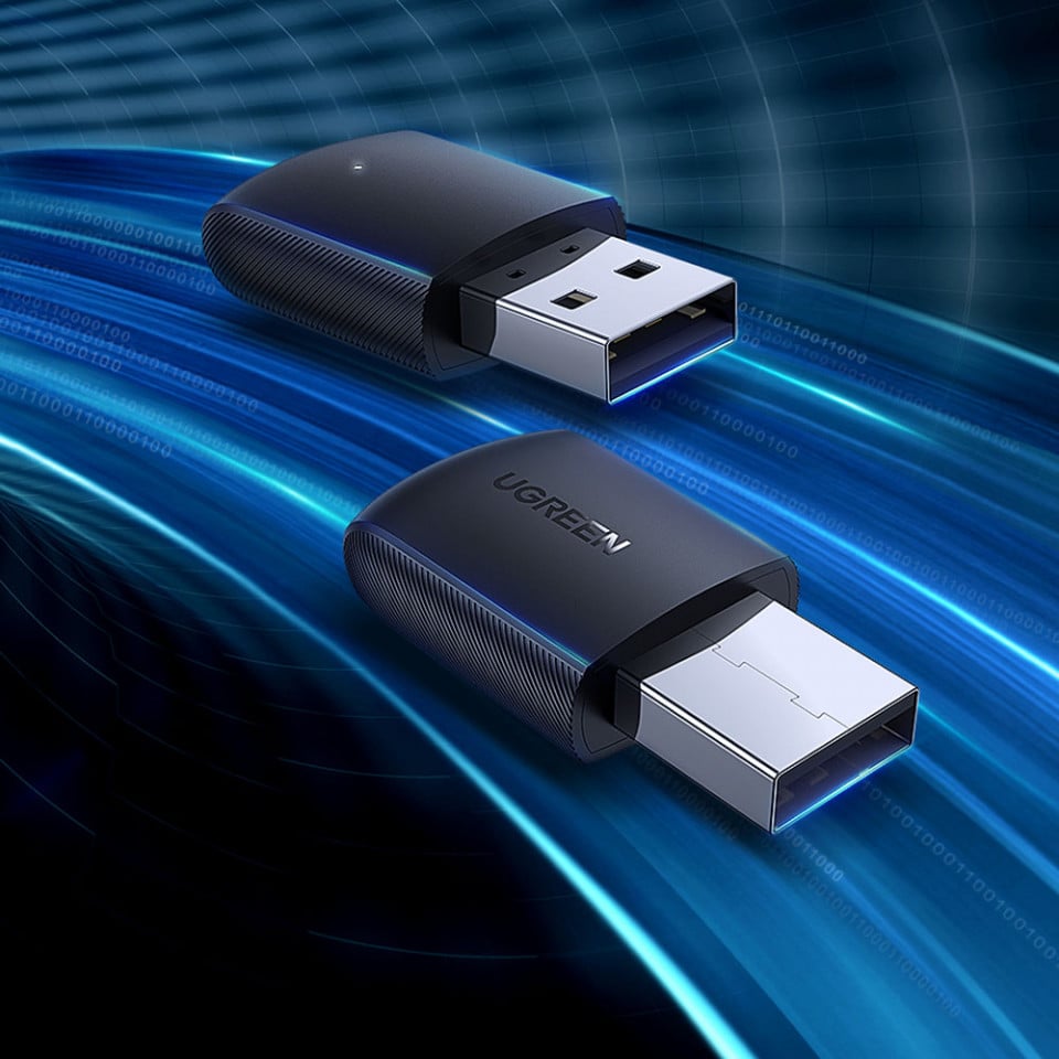 UGREEN CM448 Draadloze Adapter, Dual Band, Zwart