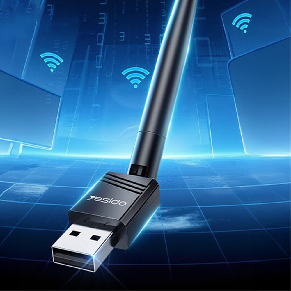 Draadloze Adapter Yesido WP11, 150Mbps, Zwart