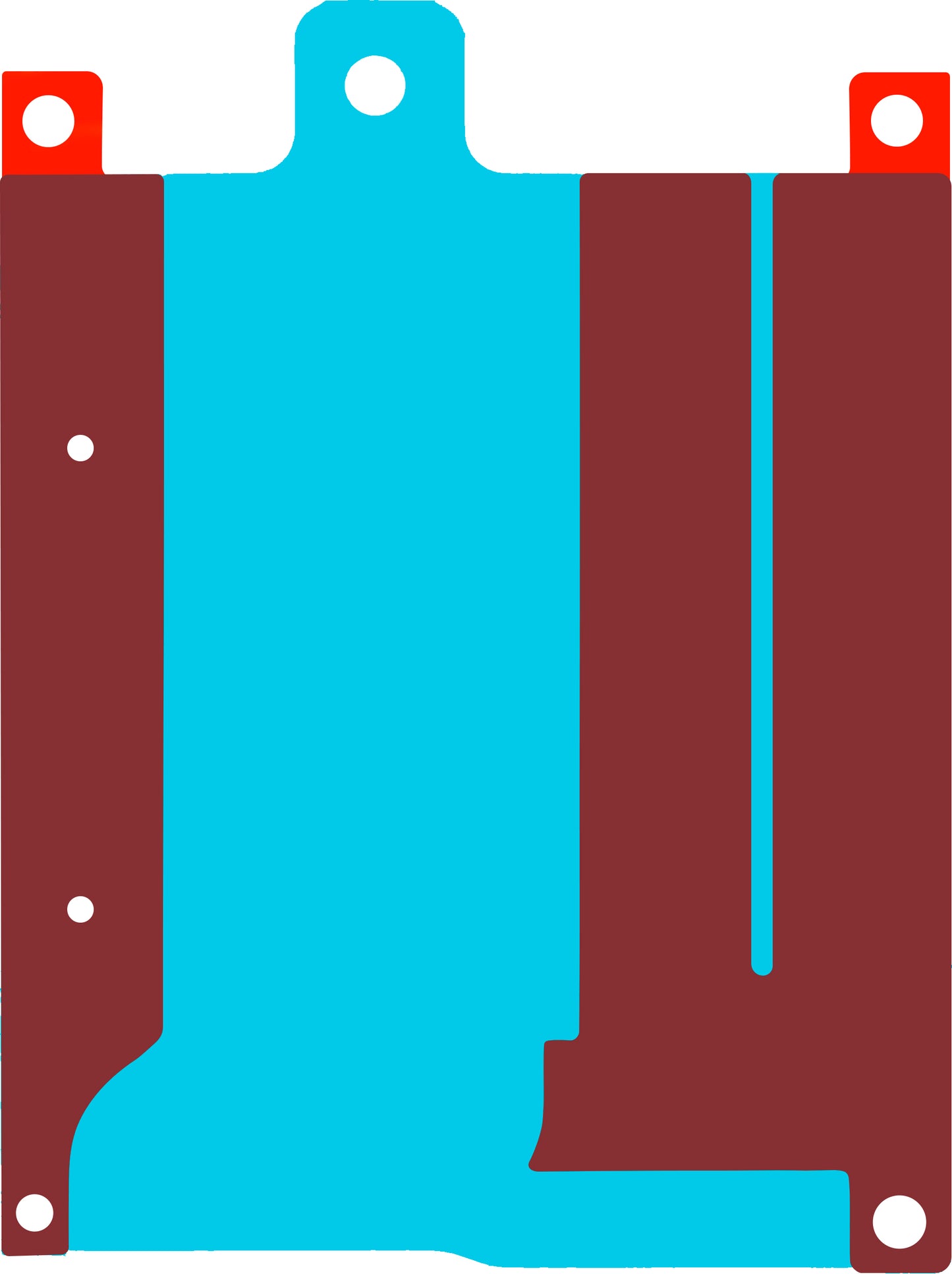 Lijm Batterij Honor Magic V5, Service Pack 5163AFPM