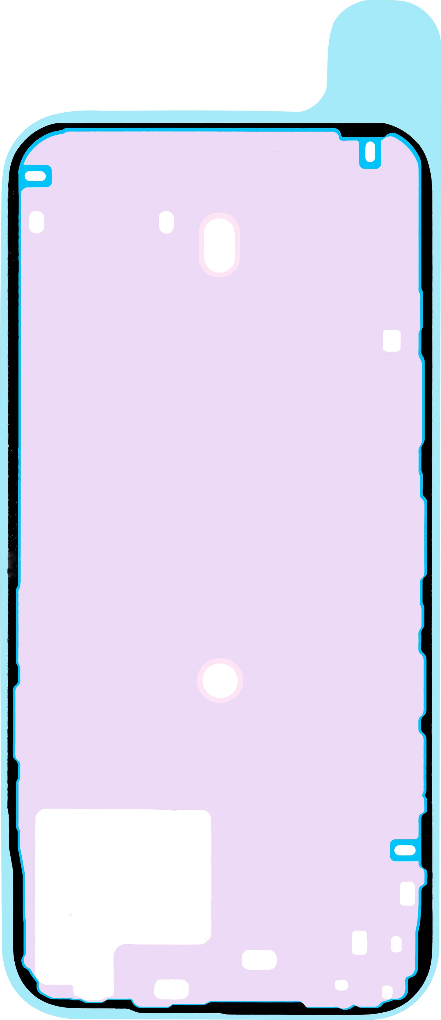 Lijm Batterijklep Apple iPhone 15 Plus, Service Pack 923-09187