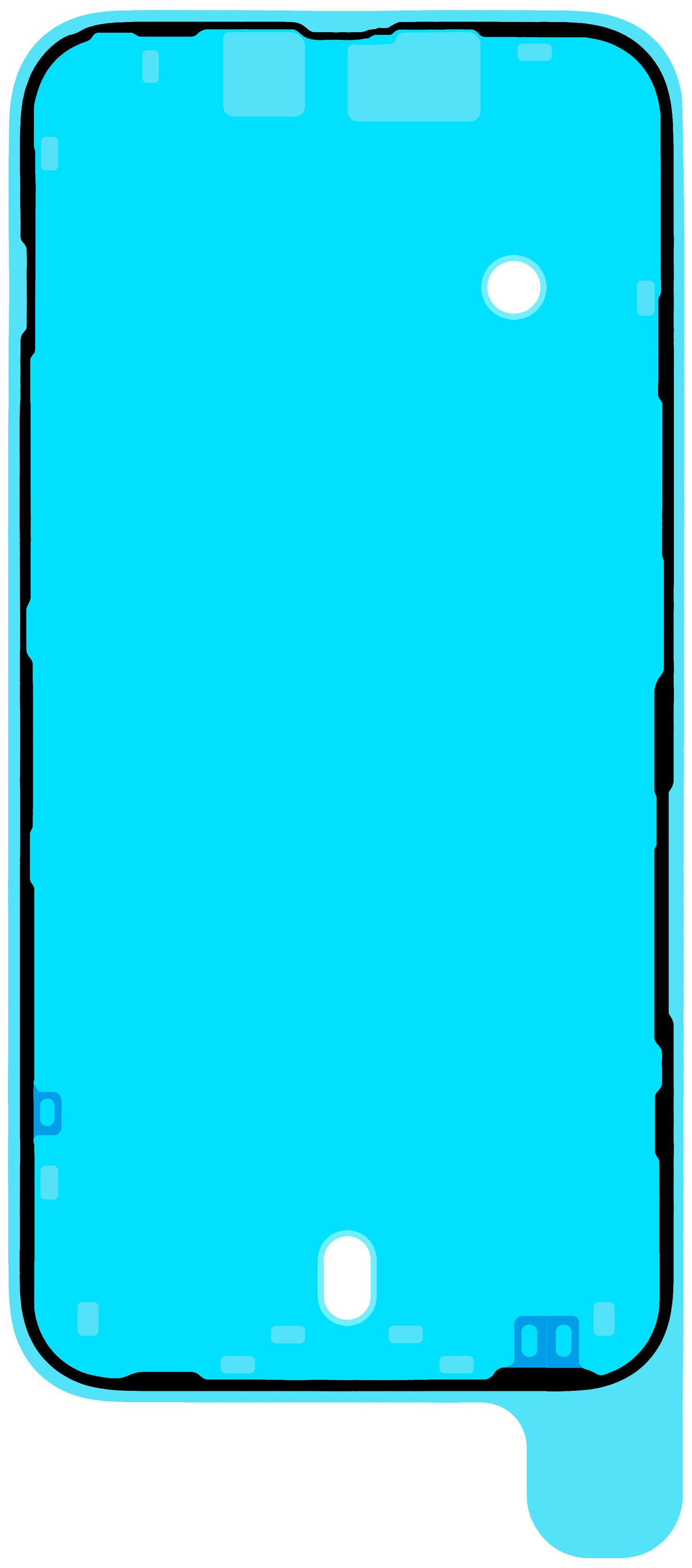 Lijm Batterijklep Apple iPhone 14 Plus, Service Pack 923-08092