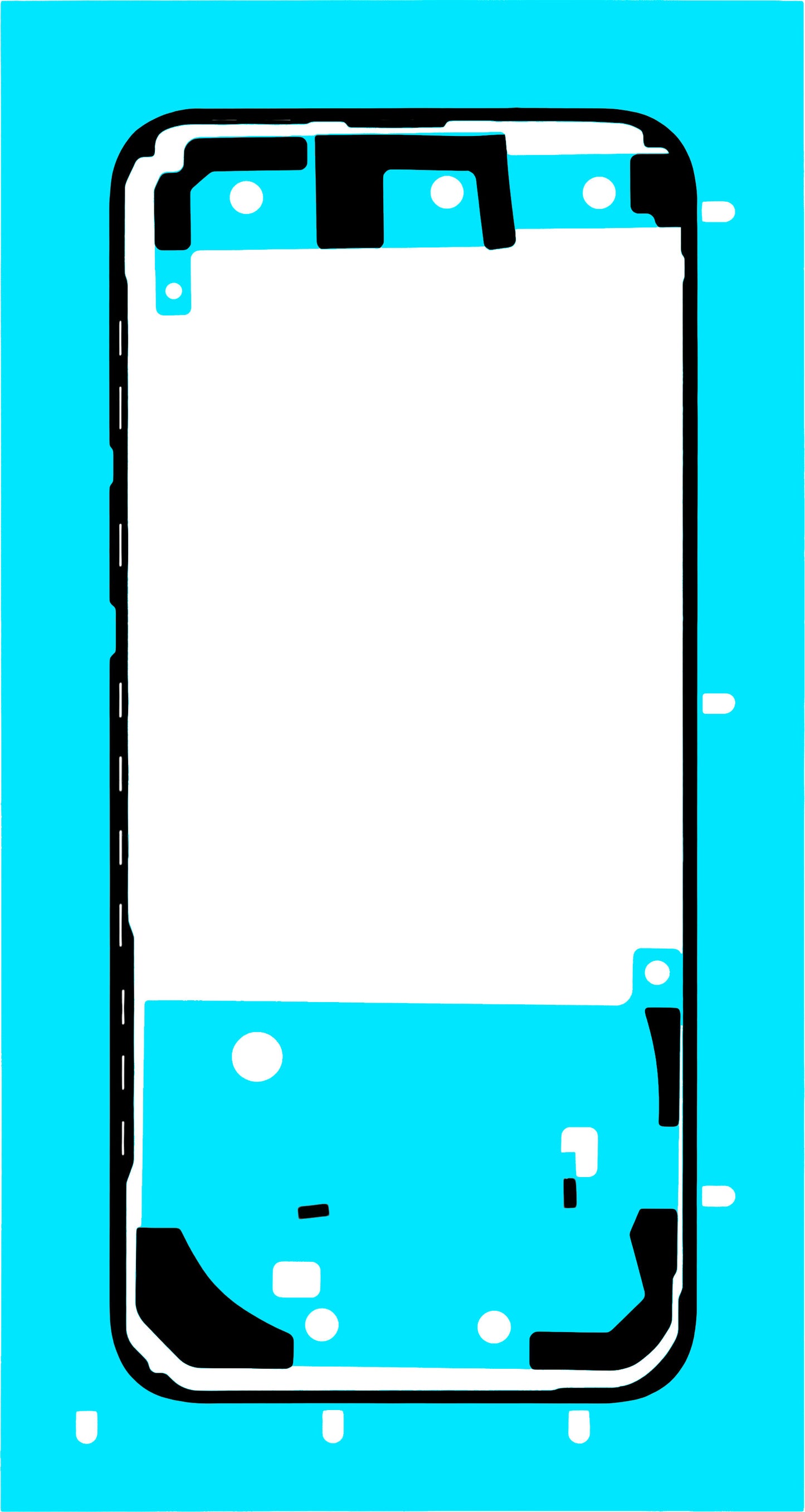 Lijm Batterijdeksel Honor Magic8 Pro, Service Pack 5163AGCT