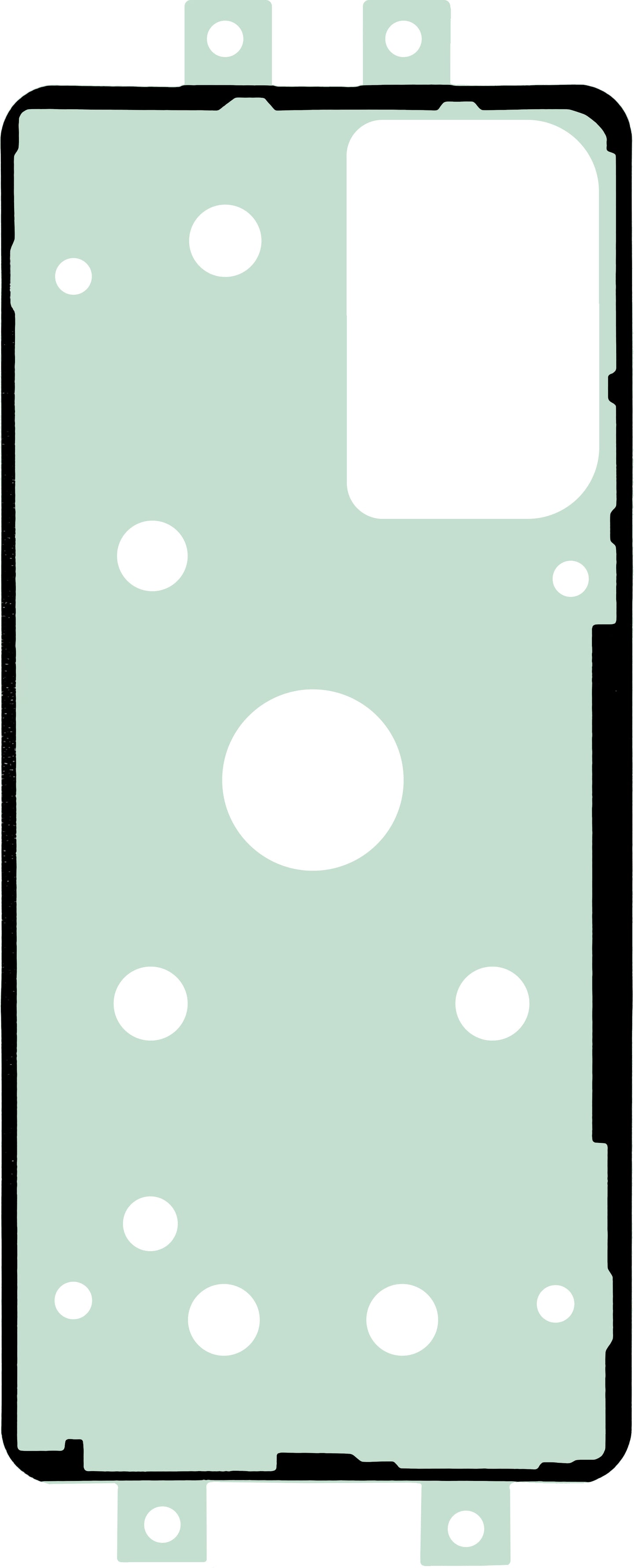 OEM Batterijkap Lijm, 155mmx 70mm