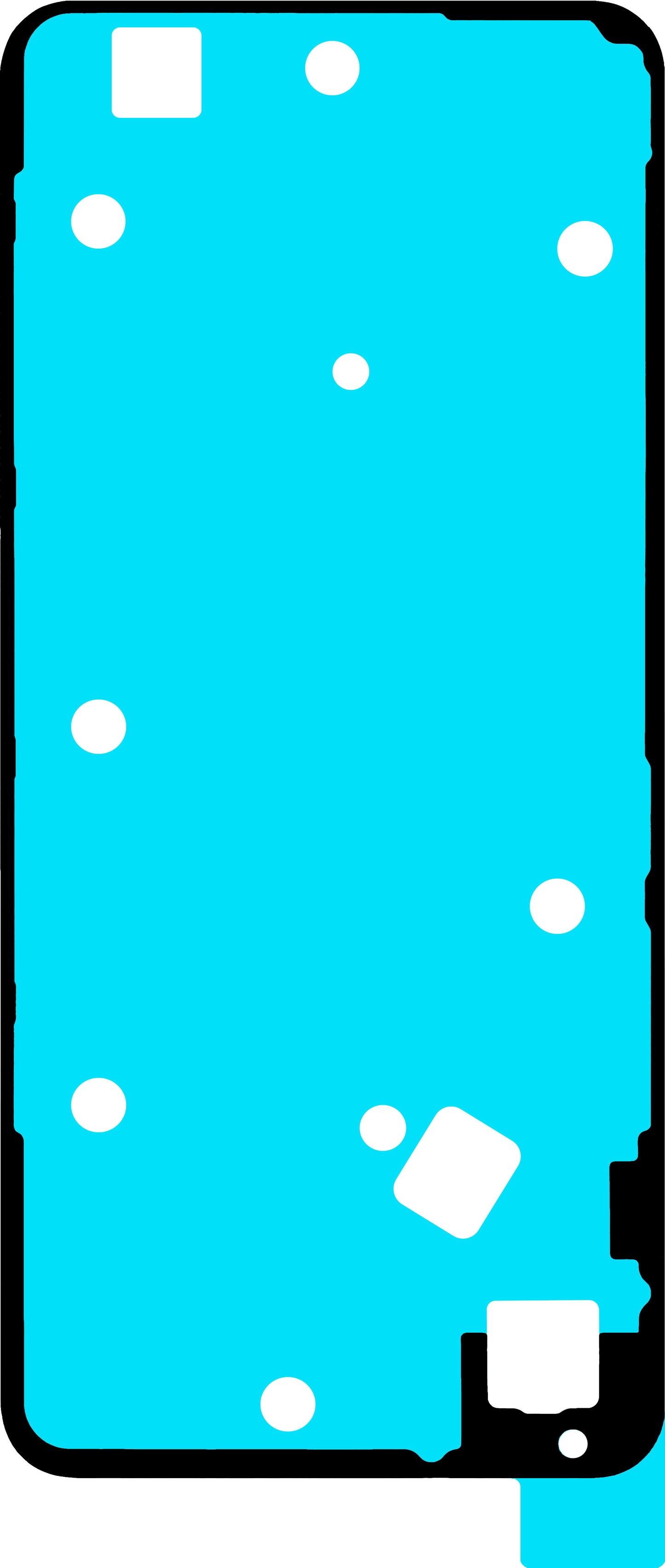 Lijm Batterijklep Realme C71, Service Pack 612717000735