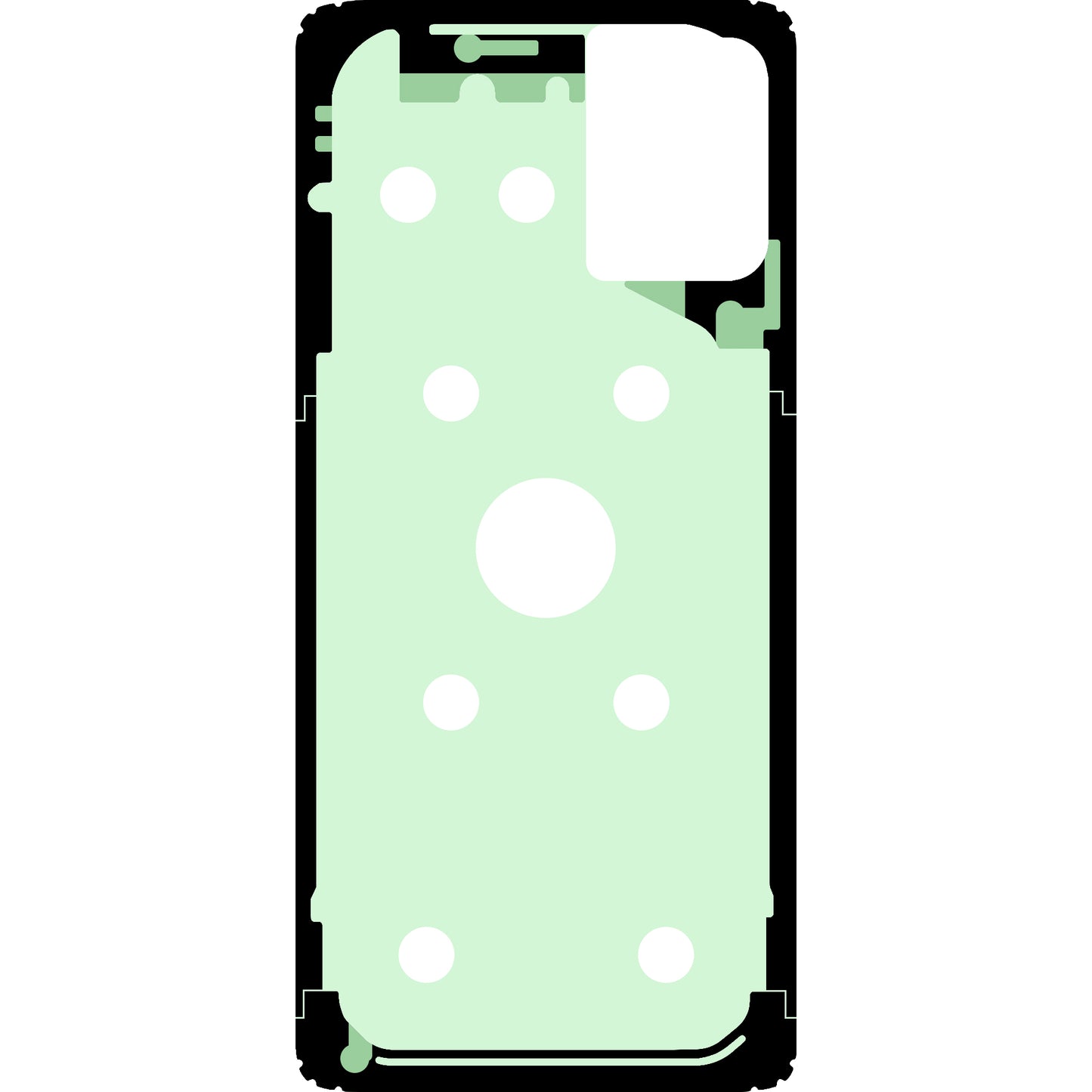Lijm Batterijklep Samsung Galaxy A51 5G A516, Service Pack GH81-18660A