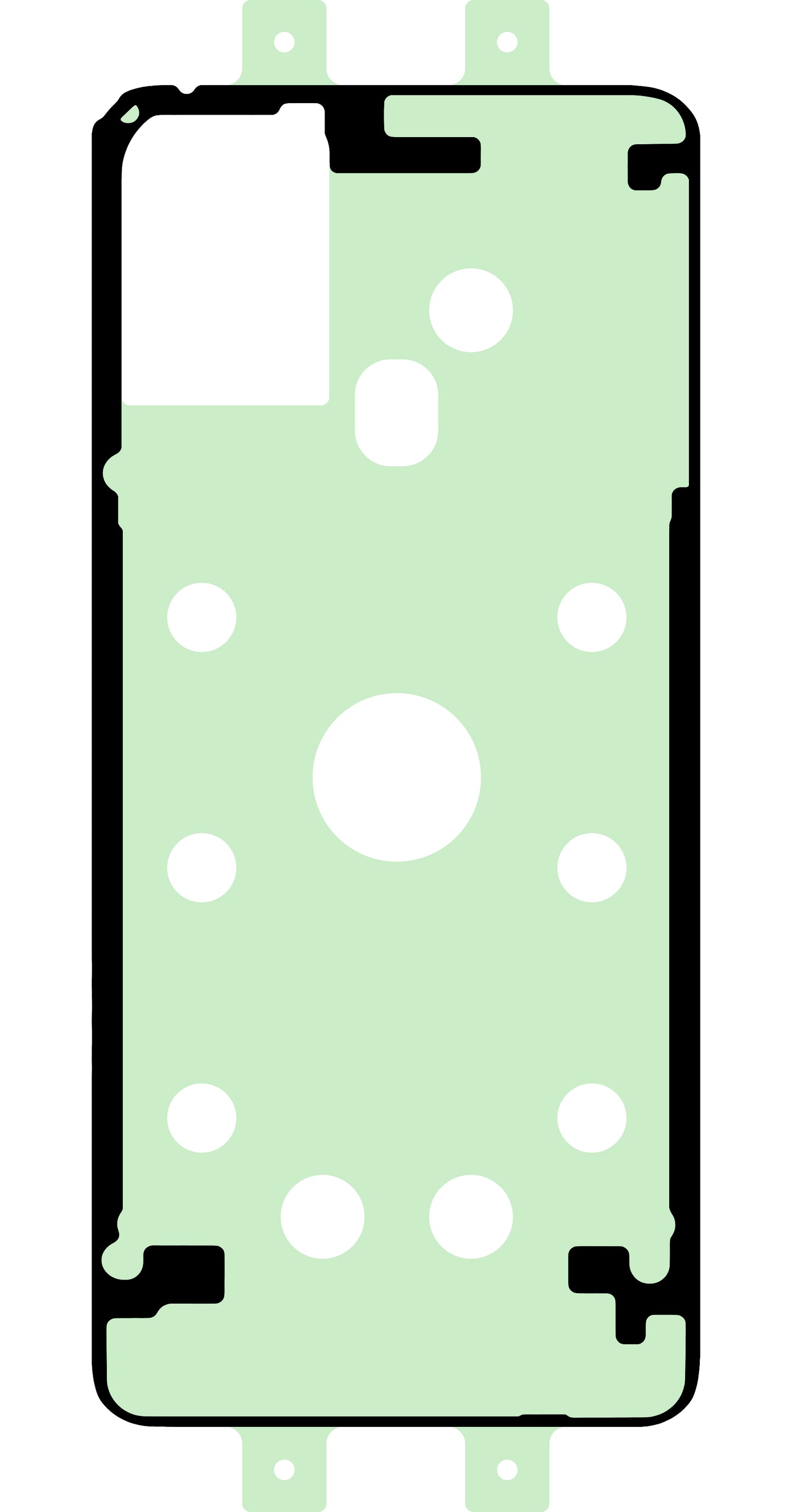 Lijm Batterijklep Samsung Galaxy A21s A217, Service Pack GH81-18831A