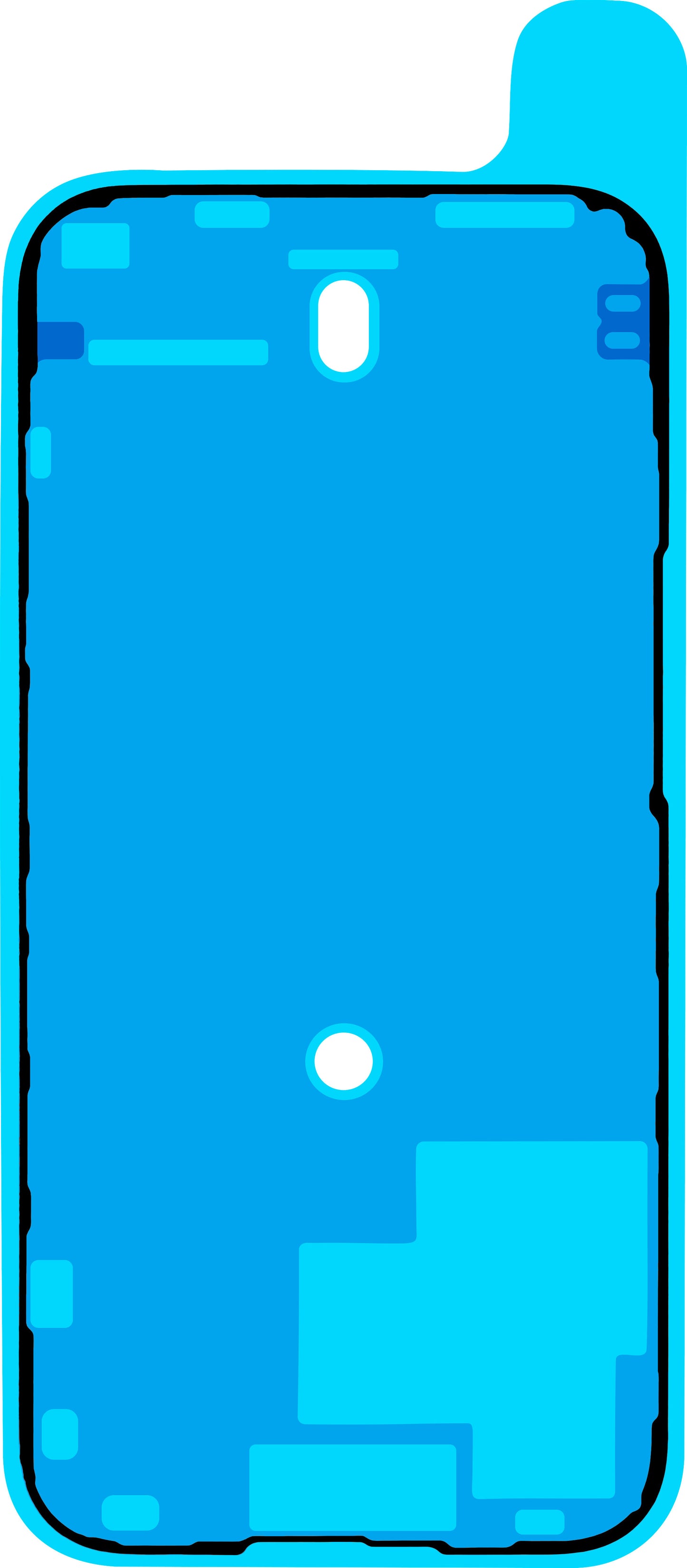 Displaylijm Apple iPhone 15 Pro, Service Pack 923-09188