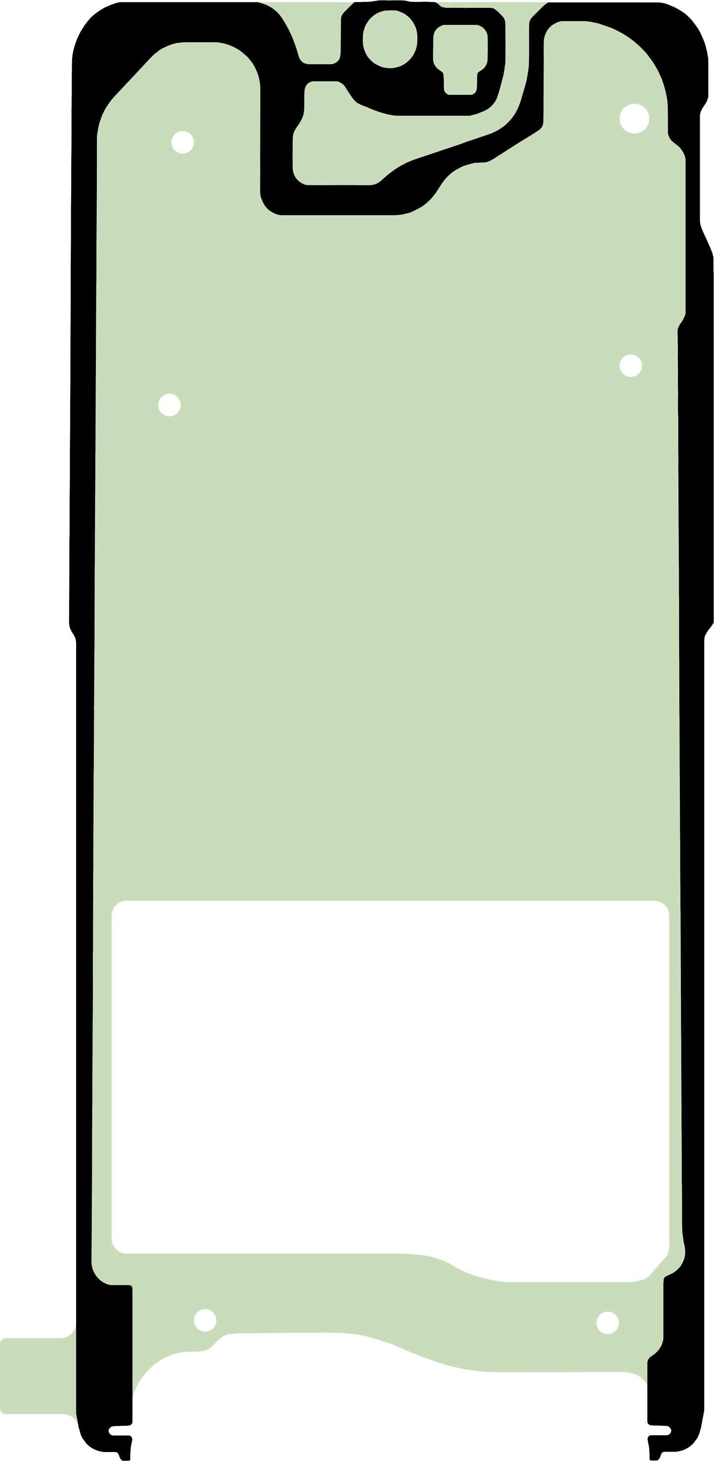 Displaylijm Samsung Galaxy S20 Ultra 5G G988 / S20 Ultra G988, Service Pack GH02-20428A