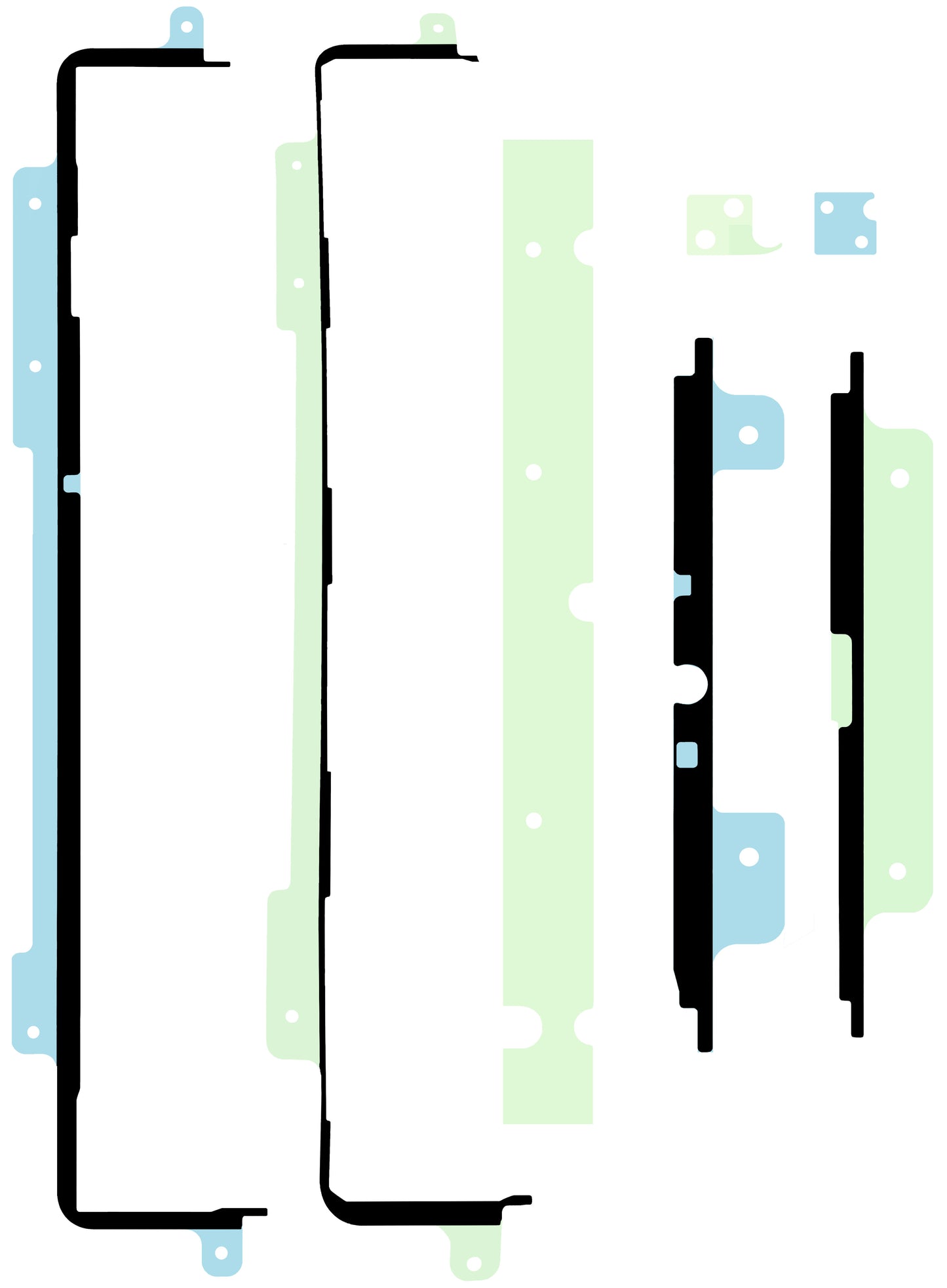 Displaylijm Samsung Galaxy Tab S6, Service Pack GH82-20768A