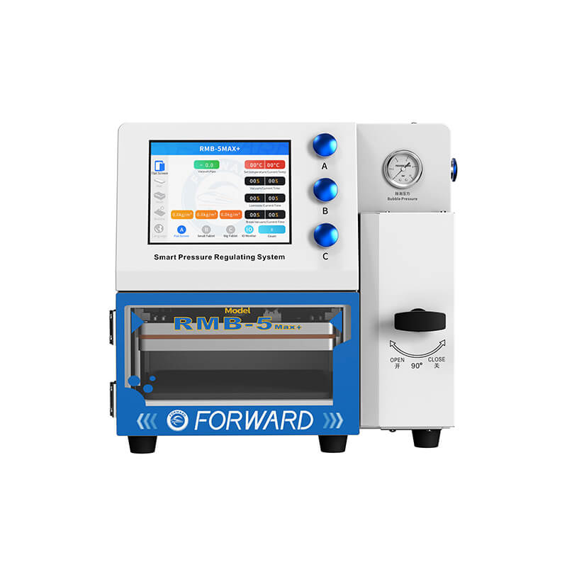 OCA Laminatieapparaat / Bubbels Verwijderen Pakket + Luchtcompressor + Vacuümpomp Forward RMB-5MAX + FW-122B + FW-126S