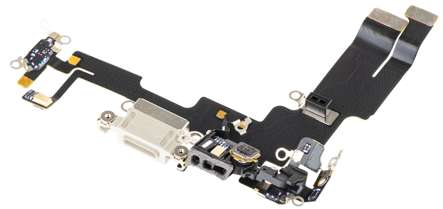 Laadconnectorband - Microfoon Apple iPhone 14, Zilver