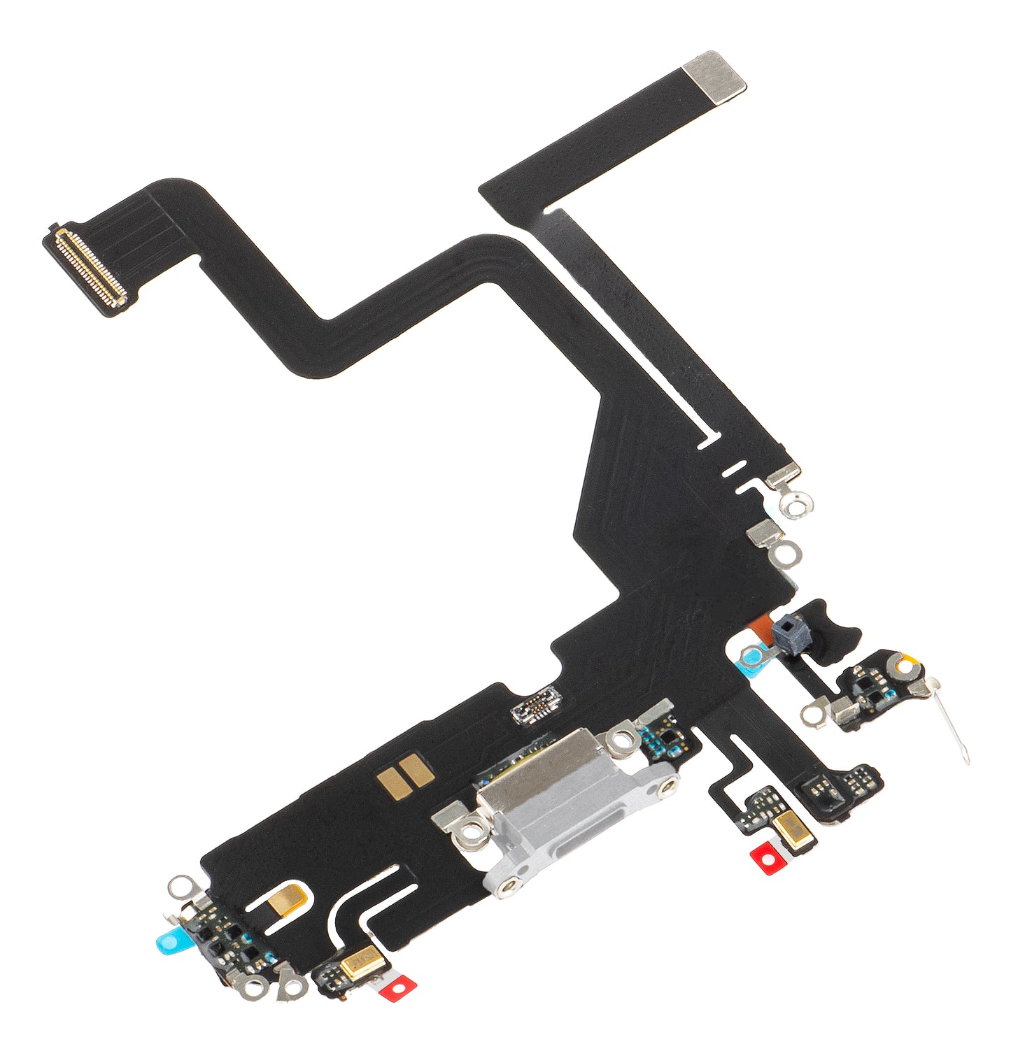 Laadconnectorband - Microfoon Apple iPhone 14 Pro, Zilver
