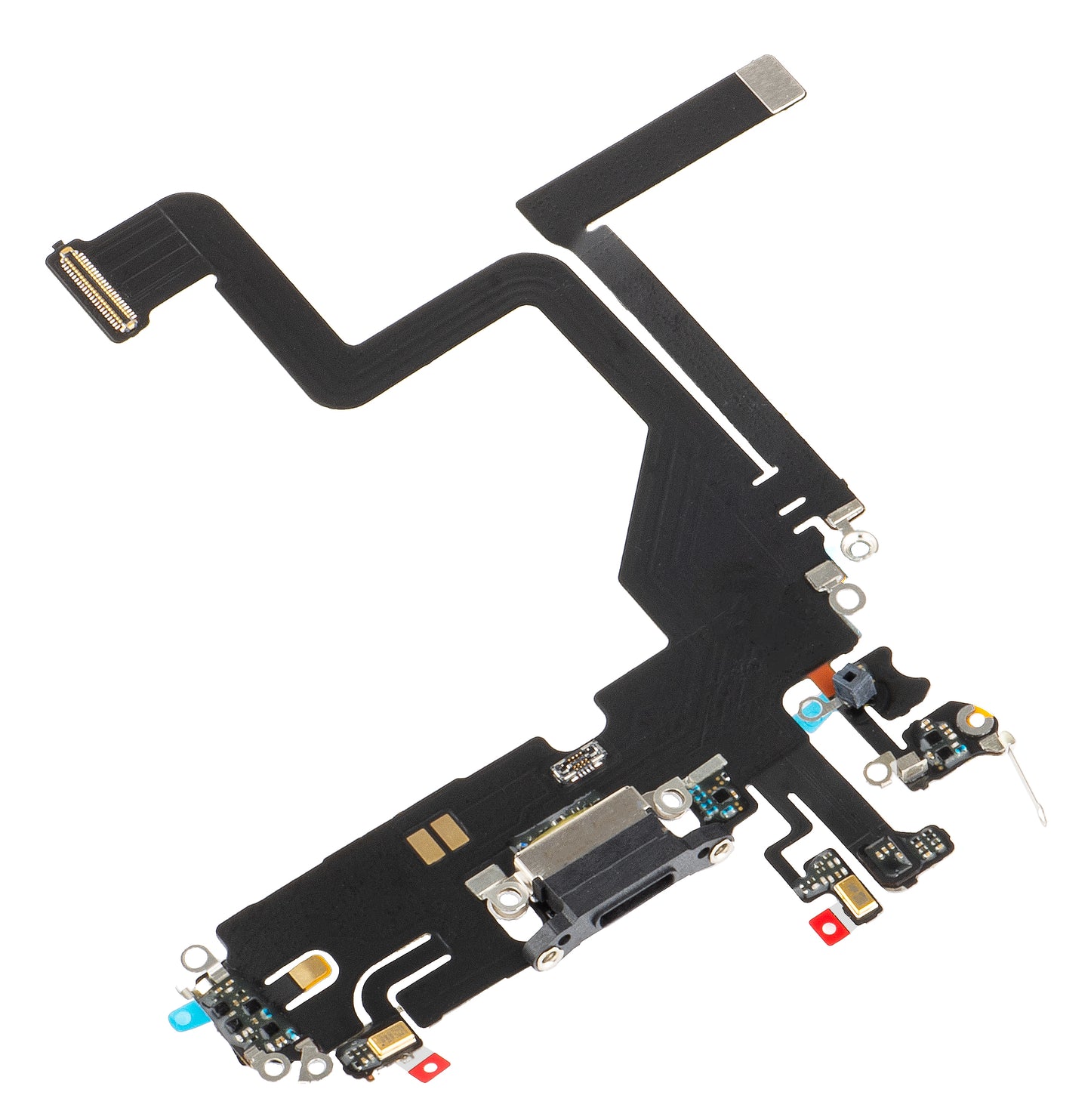 Laadconnectorband - Microfoon Apple iPhone 14 Pro, Zwart
