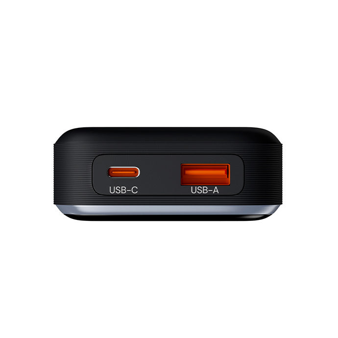 Externe Batterij Allity. APB-200 PocketPower, 10000mAh, 33W, QC + PD, 1 x USB-A - 1 x USB-C, Gri