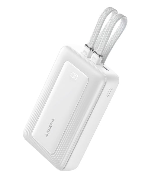 Externe Batterij Anker PowerCore, 20000mAh, 30W, QC + PD, 1 x Lightning - 1 x USB-A - 2 x USB-C, Wit A1681H21
