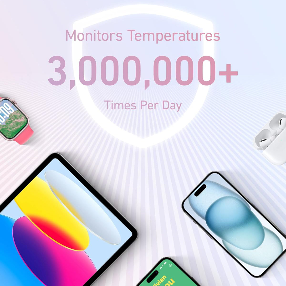 Externe Batterij Anker Zolo, 20000mAh, 30W, QC + PD, 1 x USB-A - 2 x USB-C, Blauw A1689031